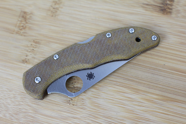 Spyderco Delica 4 Micarta Scales/Handles