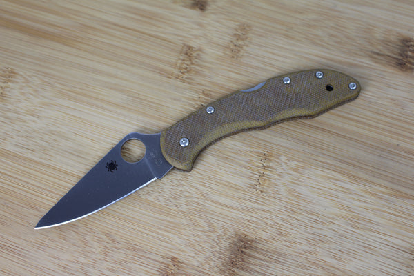 Spyderco Delica 4 Micarta Scales/Handles