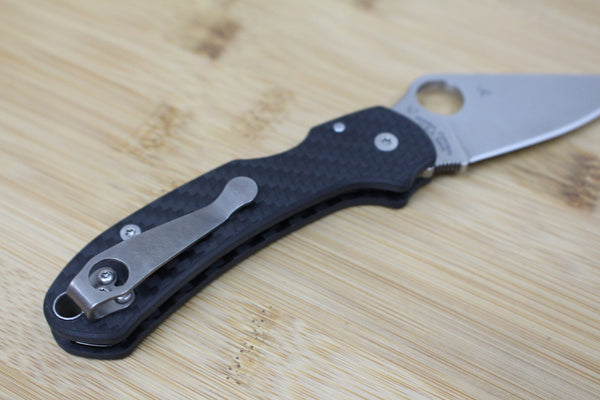 Spyderco Paramilitary 3 Skinny Carbon Fiber Scales/Handles