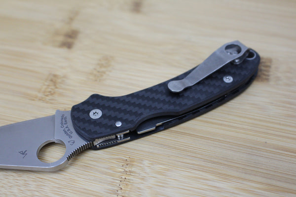 Spyderco Paramilitary 3 Skinny Carbon Fiber Scales/Handles