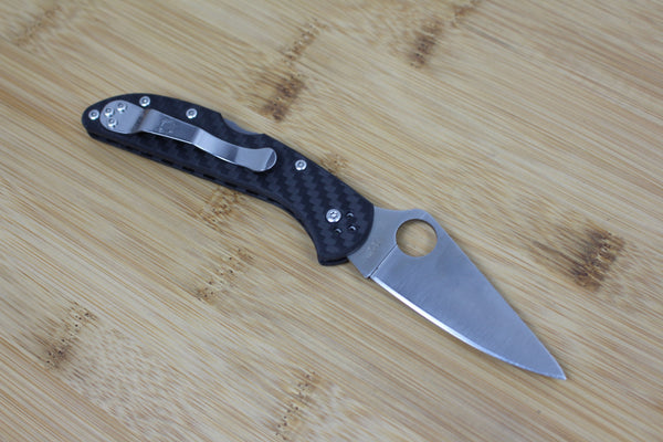 Spyderco Delica 4 Skinny Carbon Fiber Scales/Handles