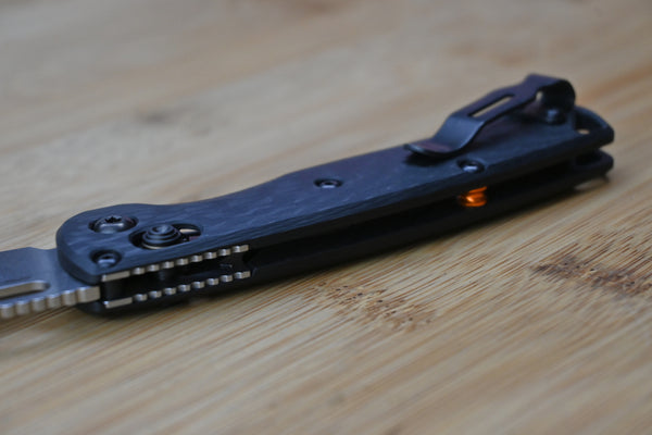 Benchmade Mini TaggedOut Carbon Fiber Handles/Scales