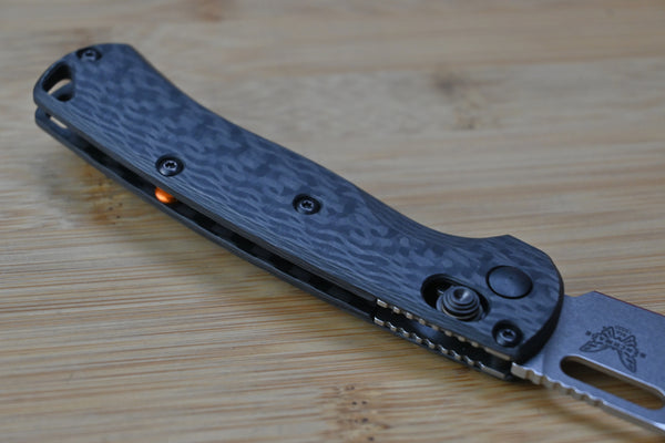 Benchmade Mini TaggedOut Carbon Fiber Handles/Scales
