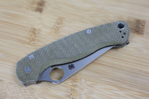 Spyderco Paramilitary 2 Micarta Scales/Handles