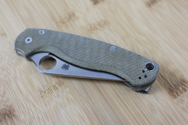 Spyderco Paramilitary 2 Micarta Scales/Handles