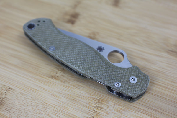 Spyderco Paramilitary 2 Micarta Scales/Handles