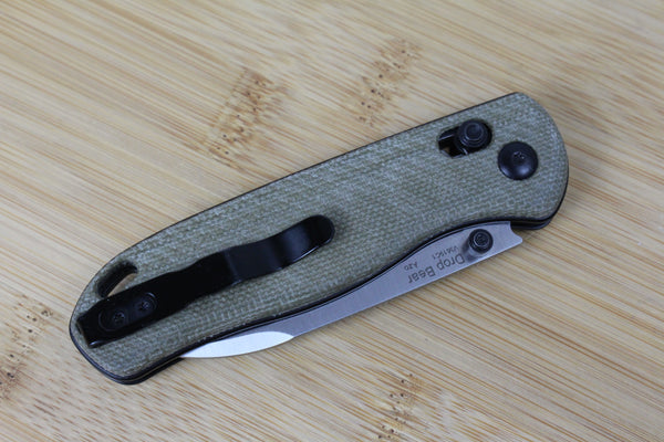 Kizer Drop Bear Micarta Scales/Handles