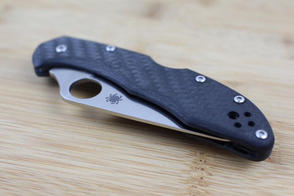 Spyderco Delica 4 Carbon Fiber Scales/Handles