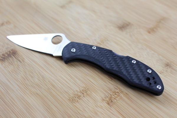 Spyderco Delica 4 Carbon Fiber Scales/Handles