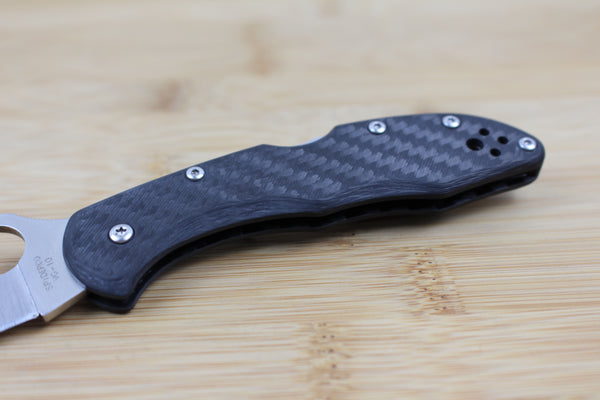 Spyderco Delica 4 Carbon Fiber Scales/Handles