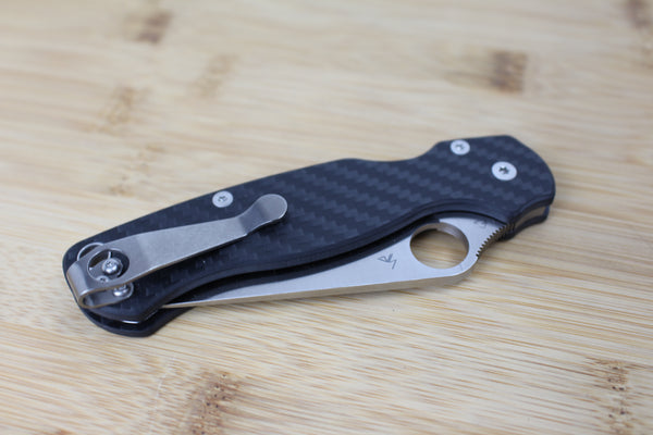 Spyderco Paramilitary 2 Carbon Fiber Scales/Handles