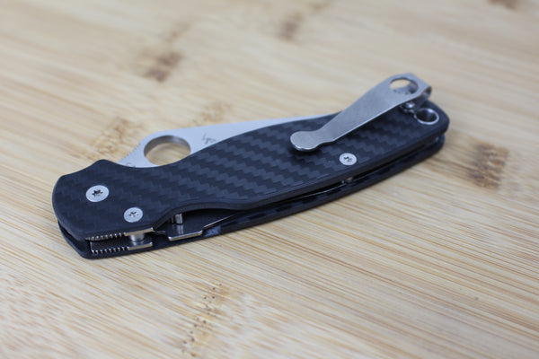 Spyderco Paramilitary 2 Carbon Fiber Scales/Handles