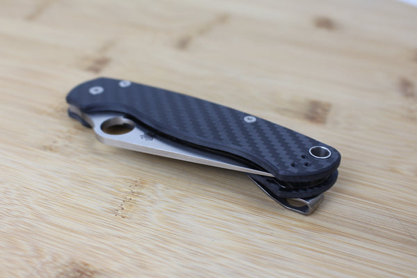 Spyderco Paramilitary 2 Carbon Fiber Scales/Handles