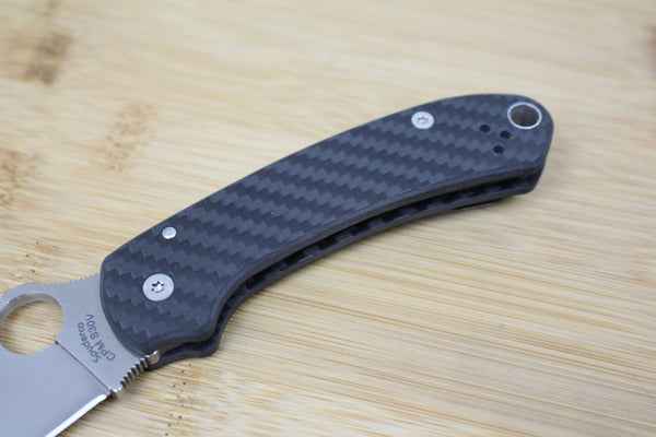 Spyderco Paramilitary 3 Skinny Carbon Fiber Scales/Handles