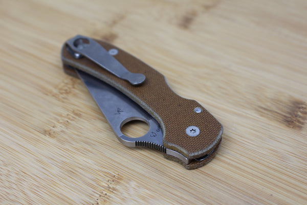 Spyderco Paramilitary 3 Skinny Micarta Scales/Handles