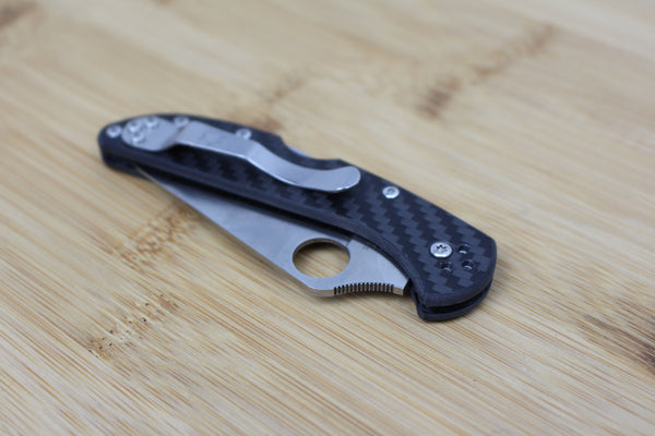 Spyderco Delica 4 Skinny Carbon Fiber Scales/Handles