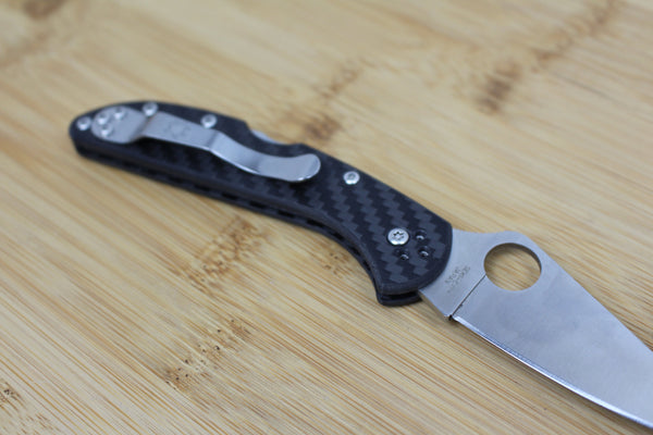 Spyderco Delica 4 Skinny Carbon Fiber Scales/Handles