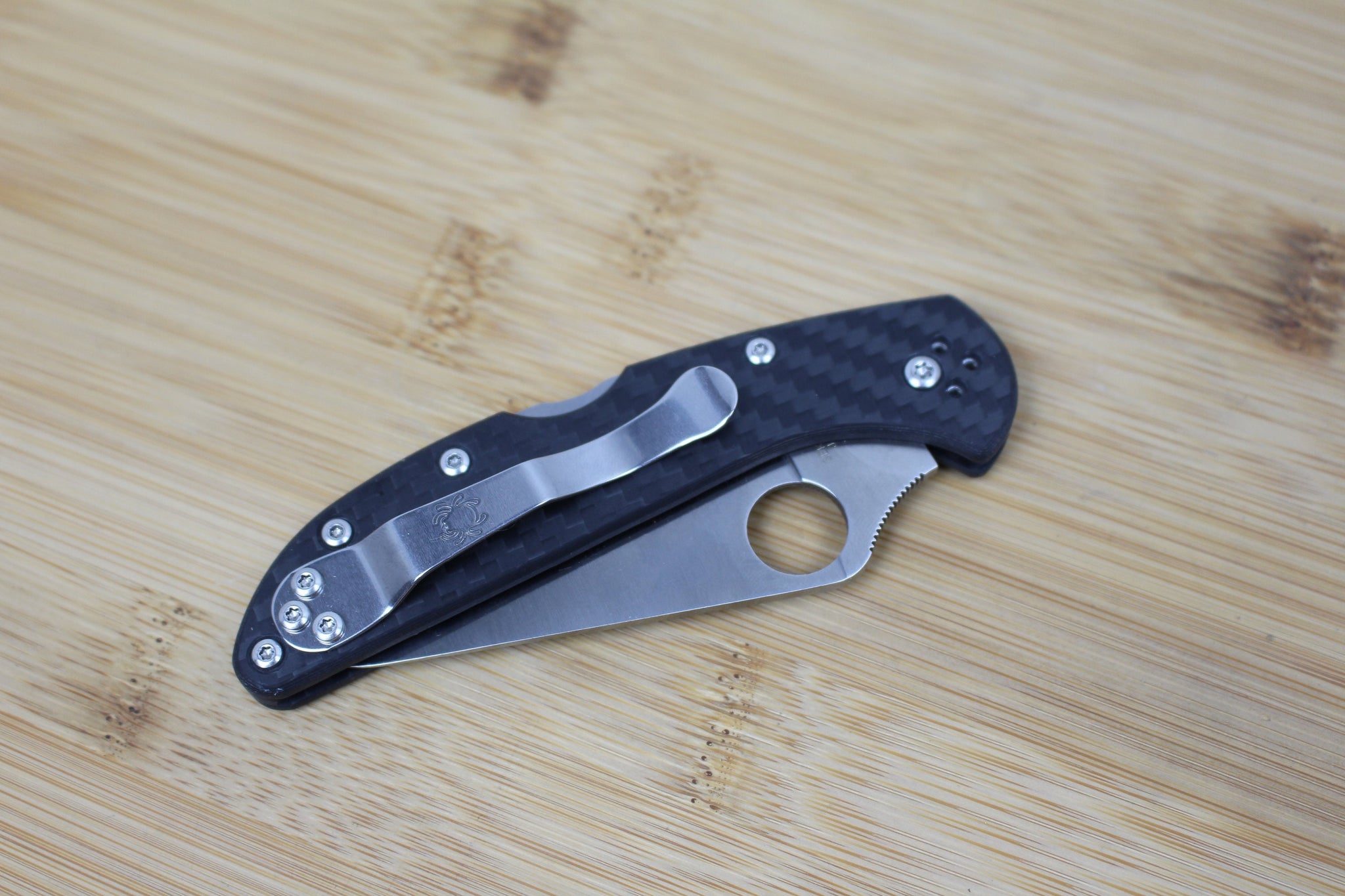 Spyderco Delica 4 Skinny Carbon Fiber Scales/Handles