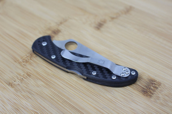 Spyderco Delica 4 Skinny Carbon Fiber Scales/Handles