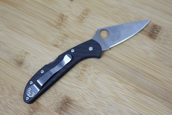 Spyderco Delica 4 Skinny Carbon Fiber Scales/Handles